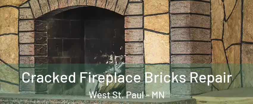  Cracked Fireplace Bricks Repair West St. Paul - MN