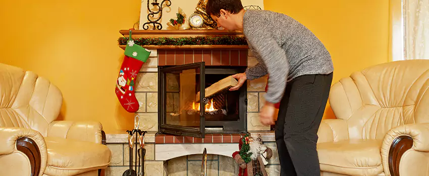 Rusted Metal Fireplace Restoration in West St. Paul, Minnesota
