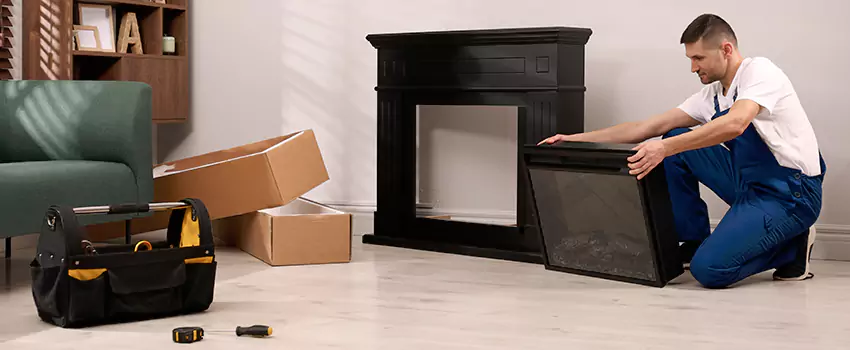 Old Rusted Metal Fireplace Repair And Replacement in West St. Paul, MN